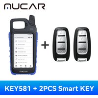 MUCAR KEY581 IMMO Programmiergerät Professioneller 9-RESET-PIN-Leser Auto-OBD2-Scanner für Zündung und Fernbedienungsschlüssel-Abstimmung