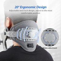 Neck Cervical Traction Adjustable Heating Cervical Support Posture Correction Collar Stretcher Neck Retractor for Chirdren Adul
