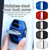 4Pcs Car Door Lock Buckle Zinc Alloy Protective Covers For BMW Performance E91 X5 E70 F11 E30 F31 X3 F25 F32 x7