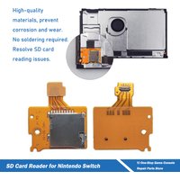 1/5/10pcs SD Card Reader Slot Memory Card Slot Socket for Nintendo Switch Replacement High-Precision TF Card Board