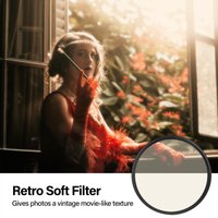 Filtre souple rétro adapté pour Canon Sony Fuji Micro miroir de mise au point douce filtre obscur Film Portrait photographie filtre SLR