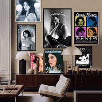 Singer G-Gracie A-Abrams-S DIY Sticky Poster Fancy Wall Sticker for Living Room Bar Decoration Wall Decor