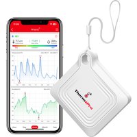 ThermoPro TP351 Bluetooth Thermometer Hygrometer, Remote App Control Temperature and Humidity Monitor with 2-Year Data Logging
