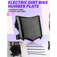 AliExpress NONE For Light Bee X Modified Plastic Front Number Plate License Plates Cover For SUR Pit Dirt Bike Sur Ron for motorcycle Accessorie