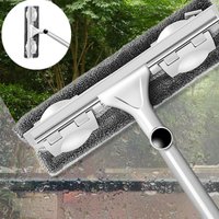 Vadrouille de nettoyage de verre, tige télescopique, outils de nettoyage de vitres, essuie-glace à Long manche, brosse de lavage de vitres, produits de nettoyage pour la maison