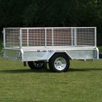 8x5 10x5 Full Welded Box Car Trailer Galvanized Heavy Duty for Australia Market