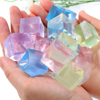 30-50pcs Squishy Ice Cube Fidget Stress Relief Squeeze Toy Adult Kids Birthday Party Favors Classroom Prizes Antiestrés Juguetes