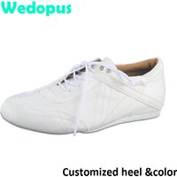 Wedopus 28 Colors White Latin Dance Shoes Due to 4 Summer Women Sports Shoes to Dance Indoor Customized Heel
