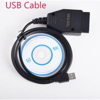 New USB VAG-COM Diagnostic Cable for V-W Au-di, KKL 409.1 OBD2 OBDII Scanner Tool, Auto Diagnostic Interface Cable