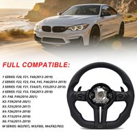 MAXEAGLE steering wheel For BMW M3 F30 F15 F16 F20 F21 F22 F25 F44 F48 F49 M5 F10 F01 F06 F07 F18 F06 F12 E70 E71 E81 E84 E90