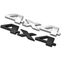 1Pcs Car 3D Metal Stickers 4WD 4X4 Decals For Renault Megane 2 Captur Mitsubishi ASX Suzuki Vitara Jeep Wrangler Peugeot 307 308