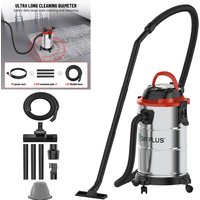 Wet & Dry Vacuum Cleaner 20L 6000W 20kpa 3 In 1 Blower Cleaning Portable Powerful Suction Industrial Vacuum with 4 Caster Wheels image 3