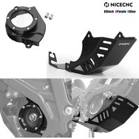 For Surron Light Bee X Motor Belt Pulley Cover Chassis Protector Engine Skid Plate Kit For Surron Light Bee S Electric Dirt Bike