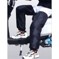 AliExpress 70cm Winter Motorcycle Leg Warmer Windproof Thickened Plush Knee Pad Windshield Quilt Waterproof Leg Cover Cycling Leg Warmer