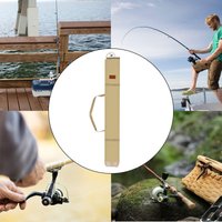 Elastic Closing Design Fishing Pole Bag Foldable Wear Resistant Fishing