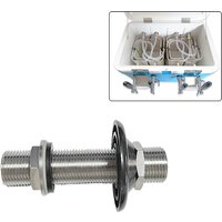 100mm Shank(5/8'' Thread),Jocket Box Chiller Cooler Connection Shank,with Nipple Barb Option,Draft Beer Faucet Coupler