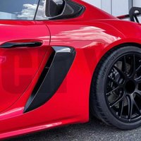 For 16 - 19 Porsche 718 BoxsS T GTS 2.0T 2.5T Car Accessories Side Air Vents Body Kits Carbon Fiber Side Vents( hardtop only)