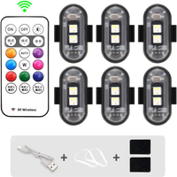 AliExpress NONE Led Scooter Strobe Lights Bike LED Flash Position Wireless Light Aircraft Airplane Helicopter Warning Lights Accessories