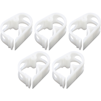 5pcs Adjustable Plastic Hose Clamp Water Stop Clip For Siphon Pipe Educational Equipment Supplies