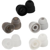 Silicone In-Ear Earphone Covers Replacement Earbuds Bud Tips Earbuds Headphone Ear Tips Double Flange