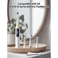Professional Rotary Replacement Brush Heads Compatible with Oral B iO 2/3/4/5/6/7/7G/8/9/10 Electric Toothbrush (4/8/12 Pack)