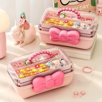 Cute Girls Jewellery Box Multi-layer Hairpin Storage Box Children's Hair Accessories Storage Box Toy Storage Box