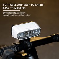 OFFBONDAGE Bicycle Front Light 200 Meter Long Throw USB Rechargeable Ultra-brightness Waterproof MTB Bike Headlight Accessories