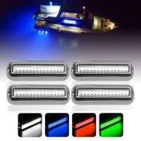 1-4Pcs 42LED yacht underwater lights, navigation lights for boats, IP68 waterproof boat lights, yacht accessories