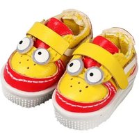 1 Pair of OB11 Doll Baby Shoes Big Eyes Cartoon Anime Cute Sneakers 1/12 Bjd Doll Shoes Decoration Detachable Doll PVC Material