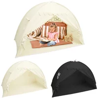 Kids Indoor Game Toy House Tent Bed Canopy Tent Versatile Blackout Sleeping Tent Large Privacy Space for Toddlers Gift