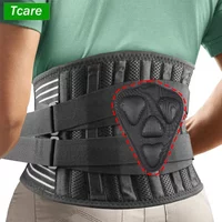 Adjustable Lumbar Support Back Braces for Lower Back Pain Relief with 5 Stays, Breathable Back Support Belt for Men and Women