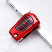 TPU Car Key Cases Cover for Toyota Auris Corolla Avensis Verso Yaris Aygo Scion TC IM Camry RAV4 2015 2016 Protective Shell
