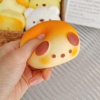 1pc Squishy Cute Puppy Bread Squeeze Props Soft Fidgets Slow Rebound Relieve Stress Birthday Party Favors