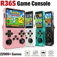 Classic Retro Handheld R36S ARKOS System 3.5 Inch IPS Screen Portable Pocket Video Player 128G Games Boy Gift Console
