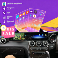 RT 12.3 Inch Dual Screen For Mercedes Benz C GLC Class W205 X253 2015 2016-2018 Multimedia Android Car Radio Navigation Carplay