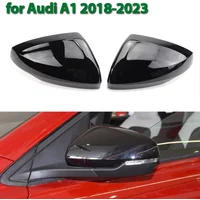 Carbon Fiber Rearview Mirror Cap Wing Side Mirror Cover Fit for Audi A1 A 1 GB Sportback Citycarver Allstreet 2018-2023