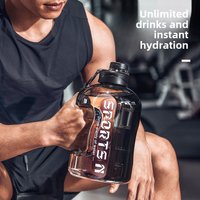 Large Capacity 2.7 Liter Water Bottle Sports Gym Water Kettle Camping Travel Drinking Bottles Portable Plastic Space Cup