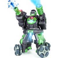 JC09 2.4G RC Robot Battle Spray Shoot Robo With Dual Remote Control Humanoid Fighting Robots Toys for Kids Christmas gift toy