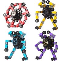 Transformable Fidget Spinners Stress Relief Sensory Finger Gyro Decompression Toys for Easter Basket Stuffers Party Favors Gifts