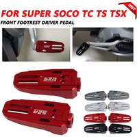 For Super SOCO TC TS Pro Lite Pro TS 1200R TSX Motorcycle Accessories Driver Foot Peg Pedal Extensions Footrest Extended Footpeg