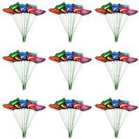 ABYK 100PCS PVC Butterfly Outdoor Yard Crafts Outdoor Decor Butterflies For Office And Garden 25Cm