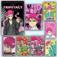 Saiki K Japanese Anime Poster Aesthetic HD PVC Wall Art - Waterproof Wear Resistant For Home Hotel Bar