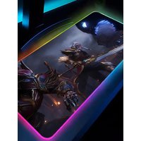 World of Warcraft Midnight Mouse Pad RGB Extra Large Mouse Pad for Gaming, Smooth Surface, Non-Slip, Customizable Lights