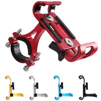 AliExpress NONE Aluminum Alloy Motorcycle Bike Phone Holder Universal Adjustable Bicycle Phone Stand Metal Anti-slip Bracket For All Smartphones