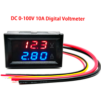 LED Display Module DSN-VC288 DC 100V 10A Voltmeter Ammeter LED Amp Dual Digital Volt Meter Gauge Voltage Current Home Use Tool