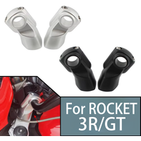 Motorradzubehör Lenkerklemmabstandshalter Lenkererhöhung LC 22mm für Triumph Rocket 3R Rocket 3GT 2019-UP