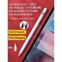 For Apple Pencil 1 2 for iPad Pencil Bluetooth Stylus Pen for iPad A16 Air 11 M3 M2 Pro 12.9 10.9 10.2 Mini 6 7 for Apple Pencil