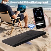 For Starlink Mini Silicone Protective Cover Anti-fall Anti-slip Full Cover Case Outdoor Waterproof Shell For Starlink Mini