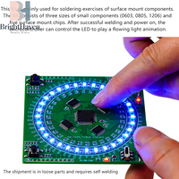 LQFP64 Soldering DIY Kit 5V Running Light SMD Soldering Practice Board Kit Type-C Interface For Soldering Instruction B.H