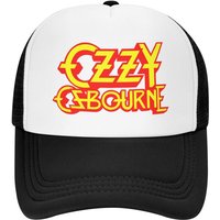 Custom Ozzy Osbourne Metal Hard Rock Print Mesh Baseball Cap Unisex Breathable Sun Hats Outdoor Sports Adjustable Snapback Hat